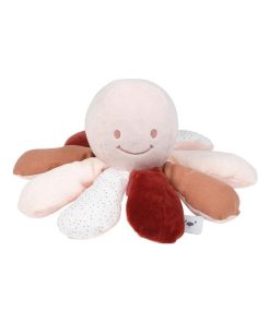 Doudou Nattou Pieuvre d'activité - Rouille - Marron