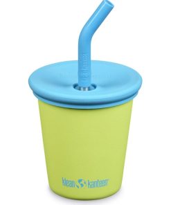 Gobelet en inox 296 ml avec couvercle à paille Juicy Pear - Multicolore