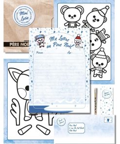 Kit De Papeterie Pour Écrire Sa Lettre Au Père Noël | Loisirs Créatifs De Noël | Version Polaire - N/A