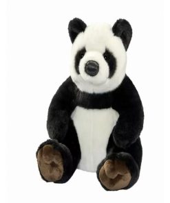 Peluche Panda Assis 37 Cm - Multicolore