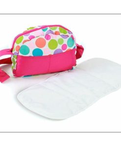 Sac à langer pour poussettes de poupées - Bulles colorées - N/A