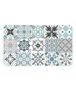 Tapis mousse Salou persane bleu - Bleu