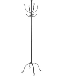 Porte-manteaux vintage métal gris - Gris
