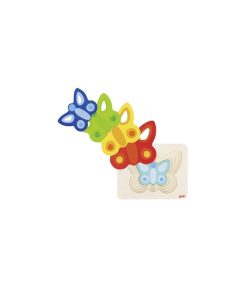 Puzzle À Couches, Papillons - N/A