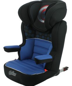 Siège Auto Rehausseur Rway Easyfix Groupe 2/3 (15-36kg) - Captain America - Noir Bleu