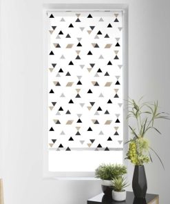Store enrouleur tamisant 60x180 cm NY cuivre - Blanc