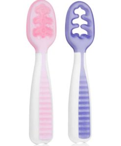 Lot de 2 pré-cuillères Rose et Lila - Multicolore