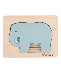 Puzzle animaux elephant en bois - N/A