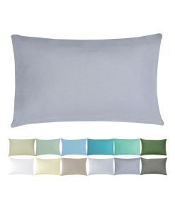 Taie d'oreiller bébé - 100% coton Bio - 'P'tit Basile' - Gris foncé
