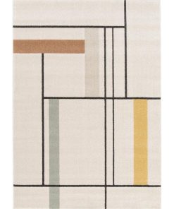 Tapis salon 200x290 CONTEMREC Multicolore OEKO TEX idéal pour le salon - Multicolore
