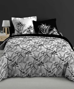 Parure Housse de couette Percale Cabanas - Noir