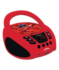 Lecteur Cd Portable Avec Prise Micro Miraculous - N/A