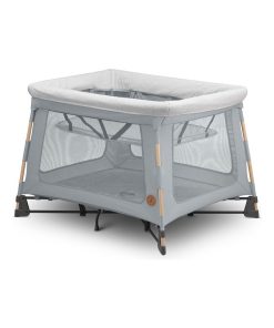 MAXI-COSI Swift Lit de voyage 3 en 1: Berceau, Lit et Parc, pliable, De 0 à 3.5 ans, Beyond Grey - Gris clair