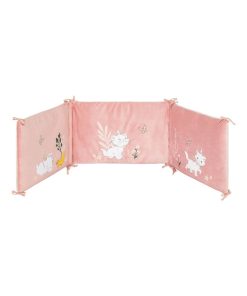 Tour de lit adaptable Marie Sweet - 40x180 cm - Rose