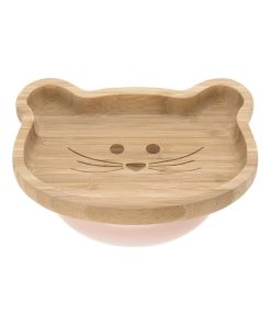 Assiette ventousée en Bambou Souris - Multicolore