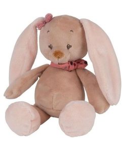 Doudou Nattou Lapin Beige Mini Pantin - 14 x 14 x 7 cm Sacha & Pauline - Beige