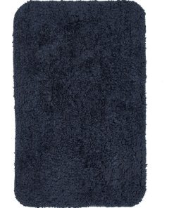 Tapis de bain tufté uni 'ESSENTIAL' 'TODAY' - Bleu marine