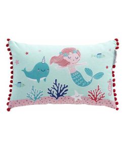 Coussin Petite Sirène - Bleu