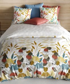 Parure de lit imprimée - 2 personnes - Beige