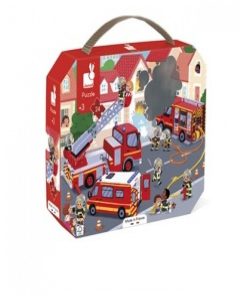 Puzzle Pompiers Vingt Quatre Pieces - N/A
