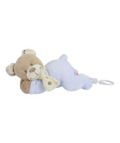 doudou Nicotoy Ours Bleu Cuddles Musical - Bleu