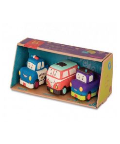 Set De 3 Vehicules Van Orange - N/A