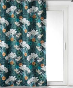 Rideau à œillets occultant 135x260 cm Osaka microfibre - Vert