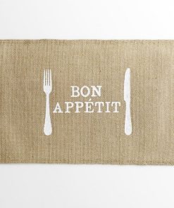 Set de table Jute Bon Appétit 30x45 cm - Marron