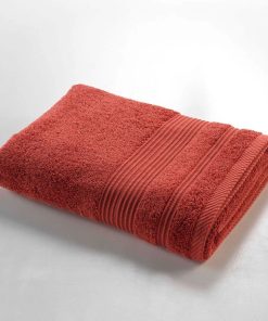 Serviette ou drap de douche Tendresse - Orange