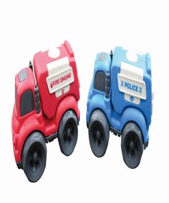 Petites Voitures - Pack De Police Et Camion De Pompier 10*6.5*7cm (2 Pièces) - N/A