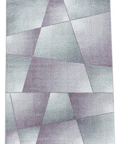 Tapis salon 200x290 BENAPO ULTIM Violet OEKO TEX idéal pour Salle à manger - Violet