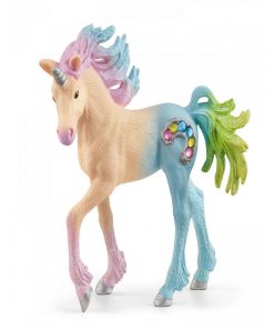 Figurine Animale 70724 Licorne Bonbon, Poulain - N/A