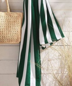 Serviette de plage SUMMER STRIPES - Vert