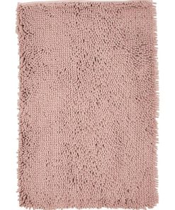 Tapis de bain mèche uni 'ESSENTIAL' 'TODAY' - Rose