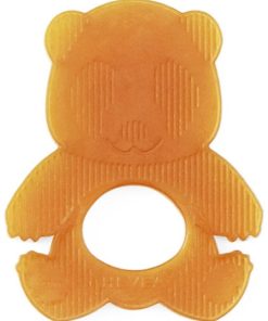 Anneau de dentition en caoutchouc naturel Panda - Multicolore