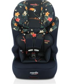 Nania - Siège auto fixations isofix RACE I FIX 76-140 cm R129 i-Size – Toucan - Noir ébène