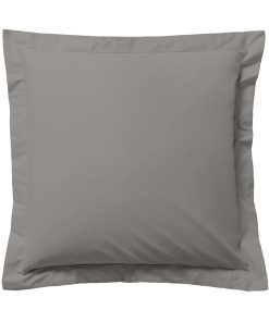 Taie d'oreiller unie - gris