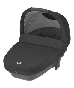 Nacelle BEBE CONFORT Amber Plus, Groupe 0, Utilisable en voiture, Confortable, Essential Black - Noir Noir Gris