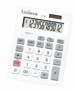 Calculatrice De Bureau 12 Chiffres Avec Double Alimentation - N/A