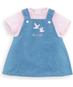 Robe Marinière Bords de Loire pour poupon 36 cm - N/A