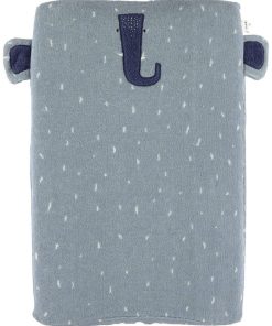 Housse matelas à langer 70x45cm MRS. ELEPHANT - Bleu