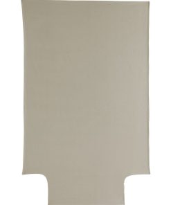 Housse de couette Coton Bio 57 fils - 'P'tit Basile' - Gris taupe