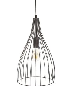 Suspension métal Rita noir D19.5 - Noir