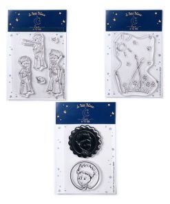 8 Tampons transparents Le Petit Prince Etoiles + Paysage + Portraits - N/A