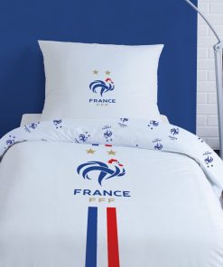 Parure de lit 'FFF' - 1 personne - blanc