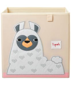 Cube De Rangement Lama (33,5 X 33,5 X 33,5 Cm) - Blanc