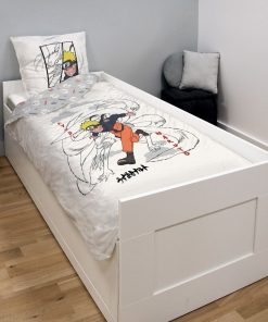 Parure de lit 'Naruto' - 1 personne - blanc