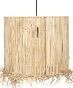 Suspension raphia Haci naturel D36 - Beige