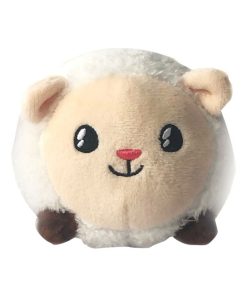 Hochet peluche lumineux mouton Shakie (9,5 cm) - Blanc