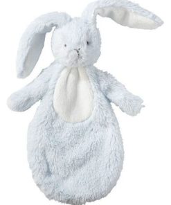 Doudou Happy horse Lapin Bleu Plat - 20 cm Bowie - Bleu